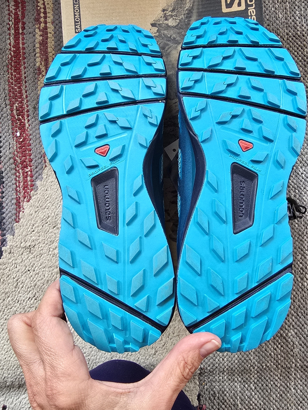 Salomon Sense Ride Trail Running Shoes Womens Size 9 - Picture 6 of 7